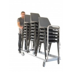 Chariot porte chaises pliables ou empilables de 150 kg