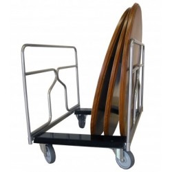 Chariot porte tables rondes ou rectangulaires de 300 kg