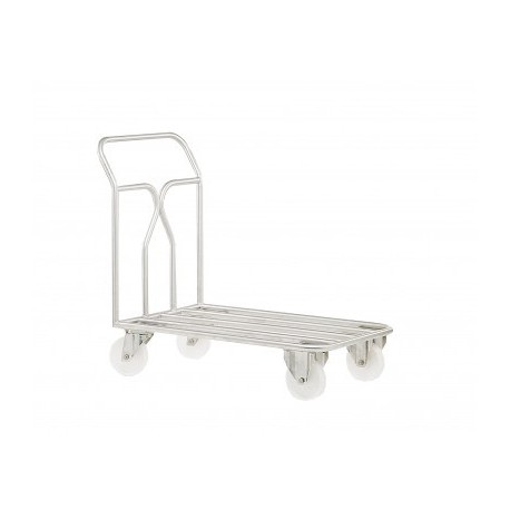 Chariot inox à dossier fixe de 400 kg