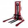 Gerbeur manuel 1 tonne 1600 mm fourches réglables longerons encadrants