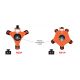 Rouleur pivotant