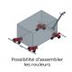 Rouleur pivotant