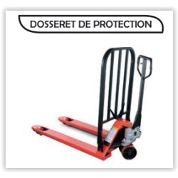 Dosseret de protection pour transpalette AC