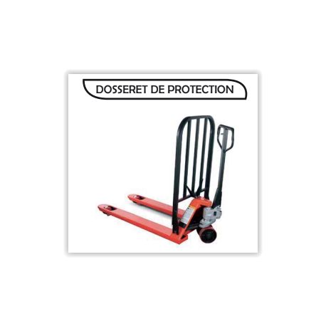 Dosseret de protection pour transpalette AC