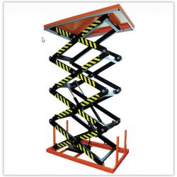 Table élévatrice électrique quadruple ciseaux 400 kg