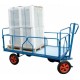 Chariot avant train pivotant 2500 x 1200 mm roues caoutchouc 1000 kg