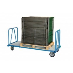 Chariot industriel pour charges lourdes 1600 x 800 mm 1200 kg